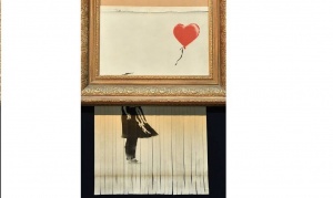 Serie “21 obras do século 21” (18): “Love is in the Bin” (2018), de Bansky