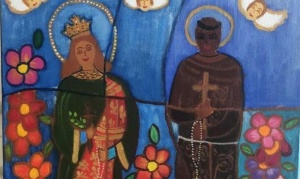 Santa Catarina de Alexandria e São Benedito das Flores