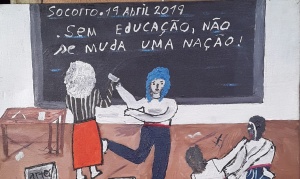 (11) Dia da Escola – 15/3 – “Sem educação não se muda uma nação” e “Só a educação muda uma nação”, de Edisseia Politano