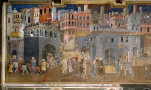 Cidade Pacífica, de Ambrogio Lorenzetti