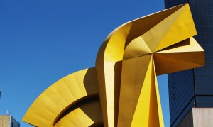 A escultura El caballito